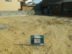 Ｓ様邸、地盤改良工事