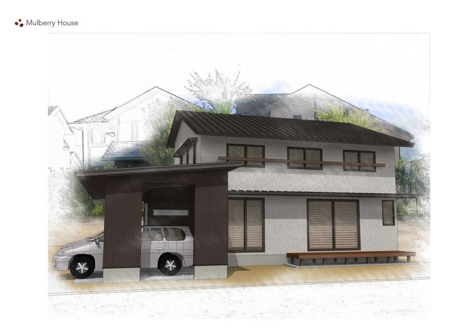 ＜終了しました＞ 3/2・3 ガレージ付き木造二階建て住宅　見学会