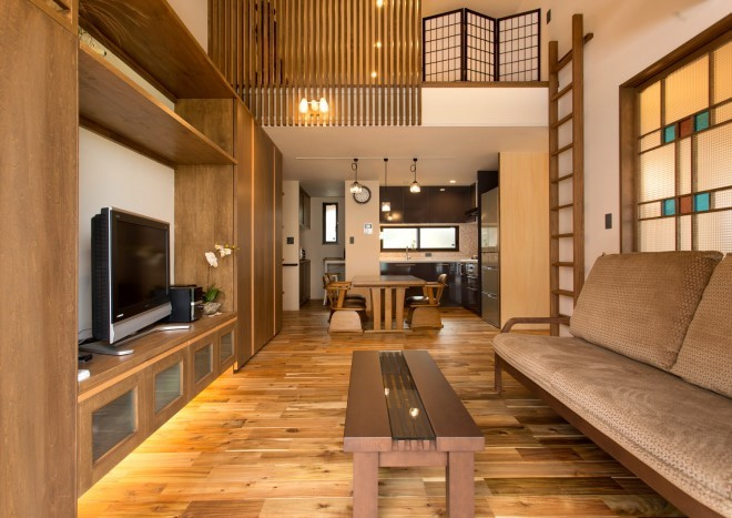 土間リビングのある「静穏の家」 ~ Mulberry House桑原建設 施工事例